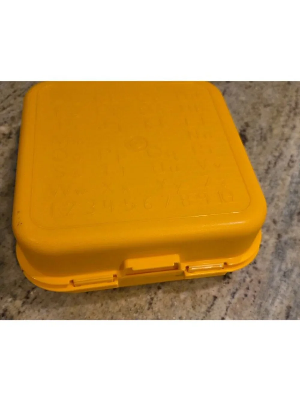 Tupperware stencil case